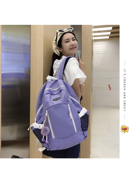 Ortaokul ve Lise Öğrencisi Okul Kadınların Kore Tarzı Modaya Uygun Sırt Modaya Uygun ve Çok Yönlü Büyük Kapasiteli Sırt Çantası (Yurt Dışından) fiyatları