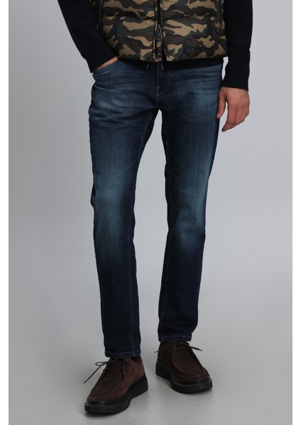 Peter Smart Jean Erkek Pantolon Regular Fit Mavi