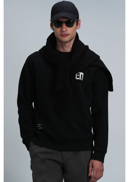 Owen Erkek Sweatshirt Siyah