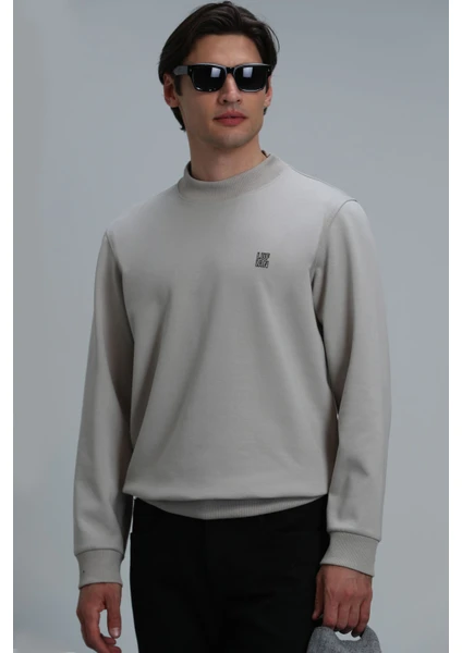 Randal Erkek Sweatshirt Bej