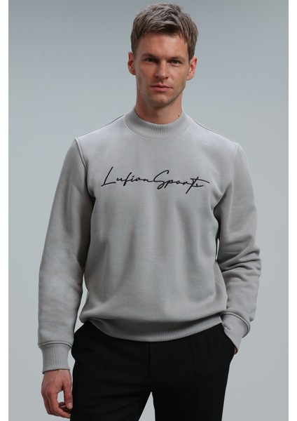 Lowe Erkek Sweatshirt Açık Gri