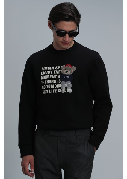 Bud Erkek Sweatshirt Siyah