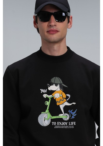 Igor Erkek Sweatshirt Siyah