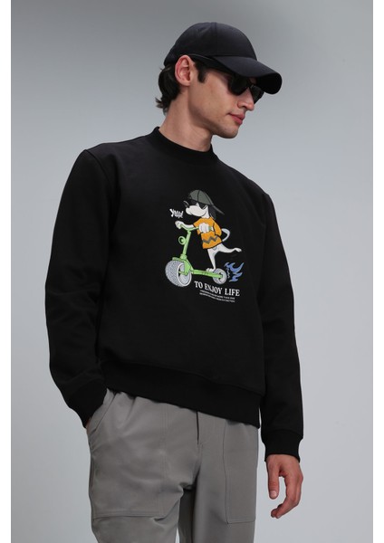 Igor Erkek Sweatshirt Siyah