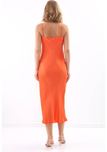 Askılı Degaje Yaka Uzun Elbise indirimleri