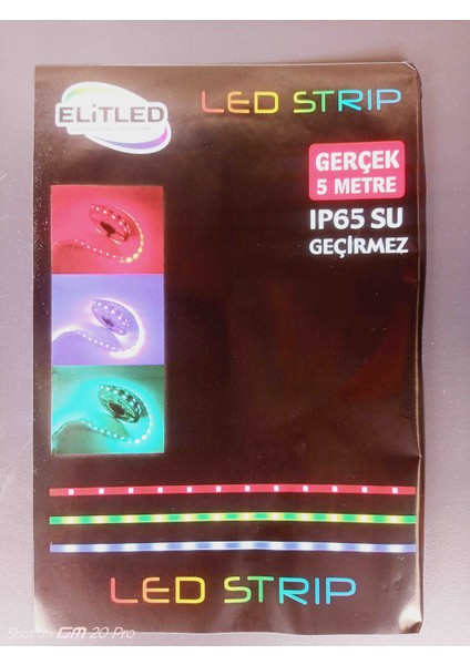 Kumandalı Şerit LED 5mt - Rgb