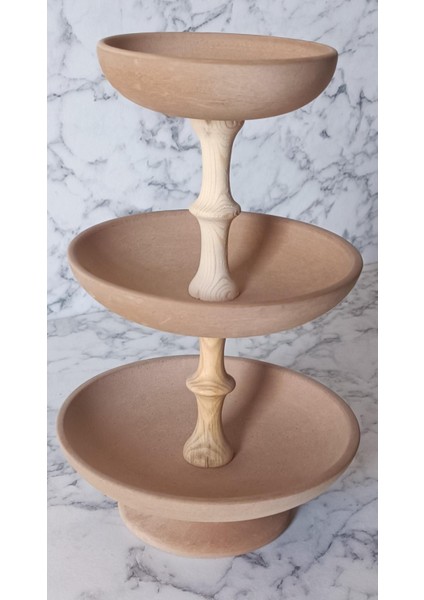 Çerezlik Sunumluk Ham Oyma 3 Kat indirimleri