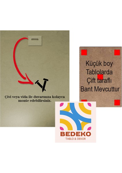 Retro Kadın Poster Mdf Tablo