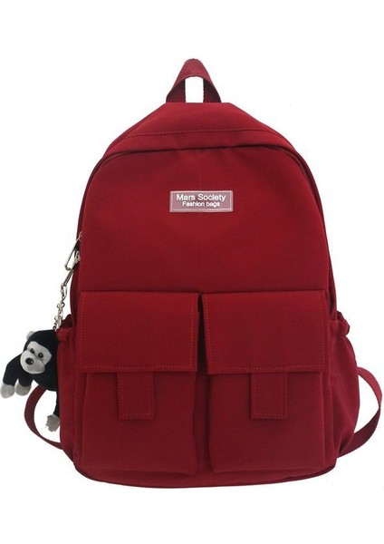 Schoolbag Kadın Üniversite Öğrencileri Bilgisayar Tutabilir Harajuku Takım Erkek Sırt Çantası Ins Japon Koleji Fengsen Bölümü (Yurt Dışından)