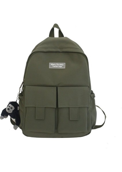 Schoolbag Kadın Üniversite Öğrencileri Bilgisayar Tutabilir Harajuku Takım Erkek Sırt Çantası Ins Japon Koleji Fengsen Bölümü (Yurt Dışından)