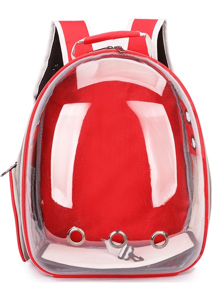 Kedi ve Köpek Taşınabilir Evcil Hayvan Sırt Çantası Şeffaf Uzay Kapsülü Evcil Hayvan Çantası Dışarı Kedi Malzemeleri Nefes Alabilen Sırt Çantası (Yurt Dışından)