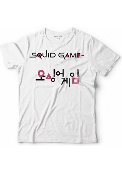 Squıd Game Red Green Kırmızı Yeşil Işık Cartoon Çocuk Tişört