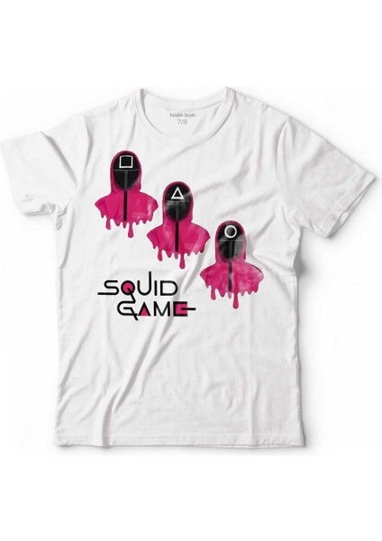 Squıd Game Red Green Kırmızı Yeşil Işık Cartoon Çocuk Tişört