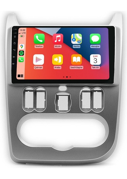 Dacia Sandero Duster 2010 2013 2gb Ram 9inç Kablosuz Carplay Android Auto Oem Multimedya Navigasyon