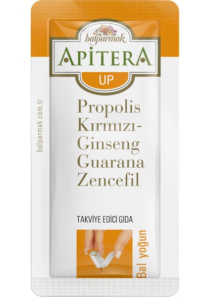 Up 7 g x 7 Adet (Kırmızı Ginseng; Propolis; Guarana; Zencefil; Bal)