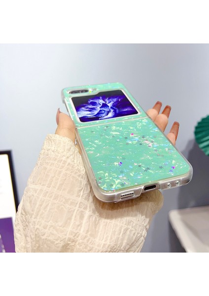 Samsung Galaxy Z Flip5 5g Epoksi Pc Telefon Kılıfı Kabuk Deseni Koruyucu Kapak (Yurt Dışından) fırsatları