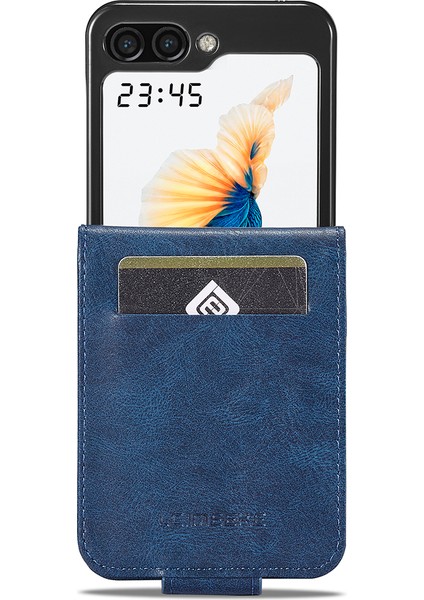 Samsung Galaxy Z Flip5 5g Pu Deri Telefon Kapağı Rfıd Engelleme Kart Yuvası Kılıfı (Yurt Dışından) indirimleri