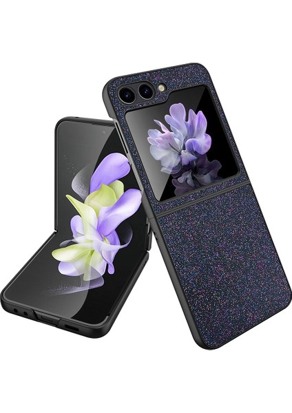 Samsung Galaxy Z Flip5 5g Tasarım Telefon Kapağı Çizelge Karşıtı Sabit Pc Telefon Kılıfı (Yurt Dışından)