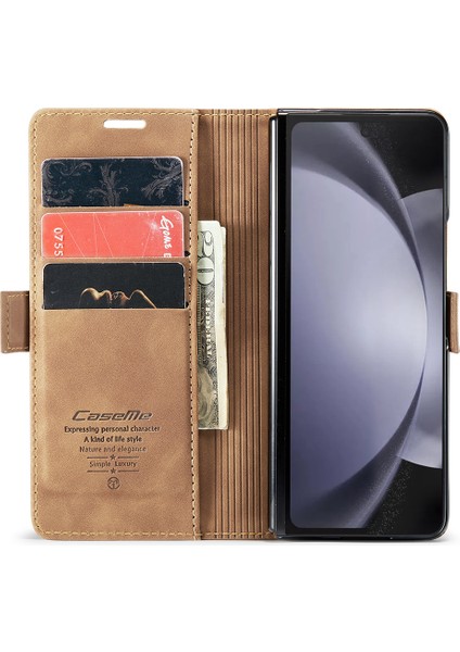 Samsung Galaxy Z Fold5 5g Cüzdan Deri Telefon Kılıfı Stand Telefon Kapağı (Yurt Dışından) fiyatları