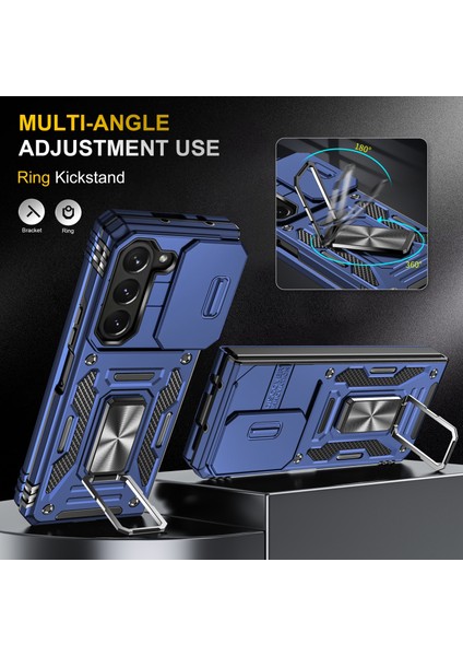 Samsung Galaxy Z Fold5 5g Zırh Serisi Pc + Tpu Telefon Kılıfı Metal Kickstand Kapak Slayt Kamera Kapağı (Yurt Dışından) indirimleri