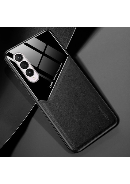 Samsung Galaxy Z Fold4 5g Pu Deri Kaplamalı Tpu+Pc Telefon Kılıfı Araba Montaj Metal Sayfası (Yurt Dışından) fırsatları