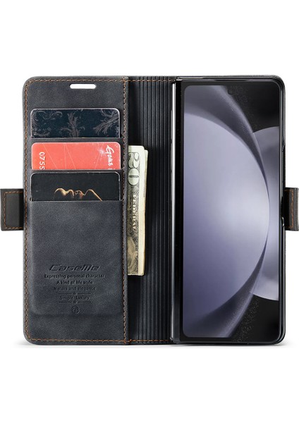Samsung Galaxy Z Fold5 5g Cüzdan Deri Telefon Kılıfı Stand Telefon Kapağı (Yurt Dışından) fiyatları