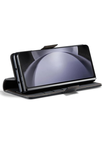 Samsung Galaxy Z Fold5 5g Cüzdan Deri Telefon Kılıfı Stand Telefon Kapağı (Yurt Dışından) modelleri