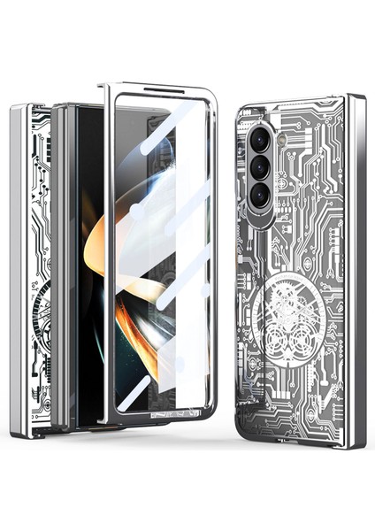Samsung Galaxy Z Fold5 5g Elektraptaşlama Telefon Kılıfı Her Şey Dahil Pc Kapağı (Yurt Dışından)