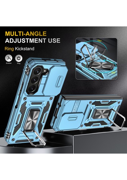 Samsung Galaxy Z Fold5 5g Zırh Serisi Pc + Tpu Telefon Kılıfı Metal Kickstand Kapak Slayt Kamera Kapağı (Yurt Dışından) indirimleri