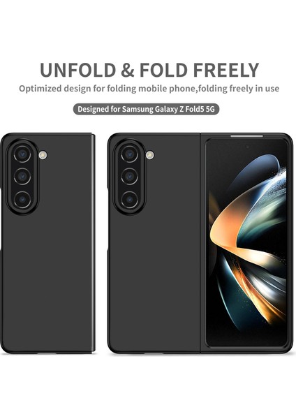 Samsung Galaxy Z Fold5 5g Sabit Pc Anti-Damla Kapağı Katlanır Telefon Koruyucu Kılıf (Yurt Dışından)