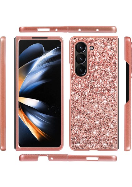 Samsung Galaxy Z Fold5 5g Glitter Pulins Telefon Kılıfı Elektrokaplama Tpu Çerçevesi Sert Pc Arka Kapak (Yurt Dışından) fiyatları