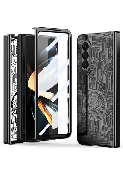 Samsung Galaxy Z Fold5 5g Elektraptaşlama Telefon Kılıfı Her Şey Dahil Pc Kapağı (Yurt Dışından)