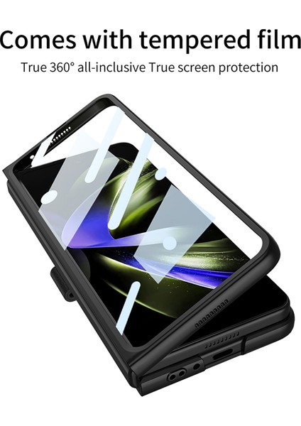 Samsung Galaxy Z Fold5 5g Yüzük Kickstand Telefon Kapağı Şok Geçirmez Sert Pc Kılıfı (Yurt Dışından) fırsatları