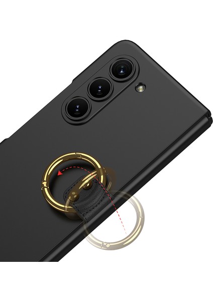 Samsung Galaxy Z Fold5 5g Yüzük Kickstand Telefon Kapağı Şok Geçirmez Sert Pc Kılıfı (Yurt Dışından) indirimleri