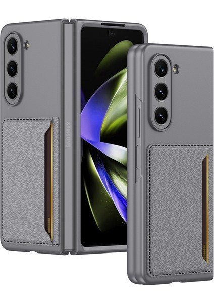 Galaxy Z Fold5 5g Sabit Pc Telefon Kılıf Kart Tutucu Ultra Yetenekli Kapak (Yurt Dışından)
