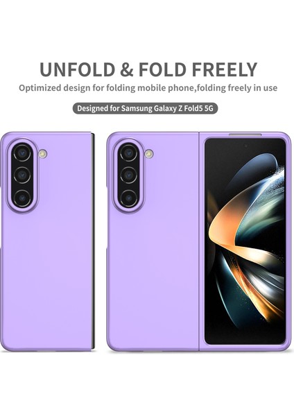 Samsung Galaxy Z Fold5 5g Sabit Pc Anti-Damla Kapağı Katlanır Telefon Koruyucu Kılıf (Yurt Dışından)