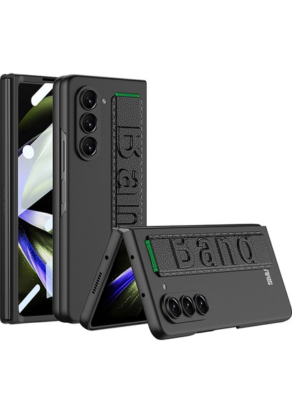 Samsung Galaxy Z Fold5 5g Telefon Kılıfı Pu Derisi+Pc El Kayışı Telefon Kapağı (Yurt Dışından) fırsatları