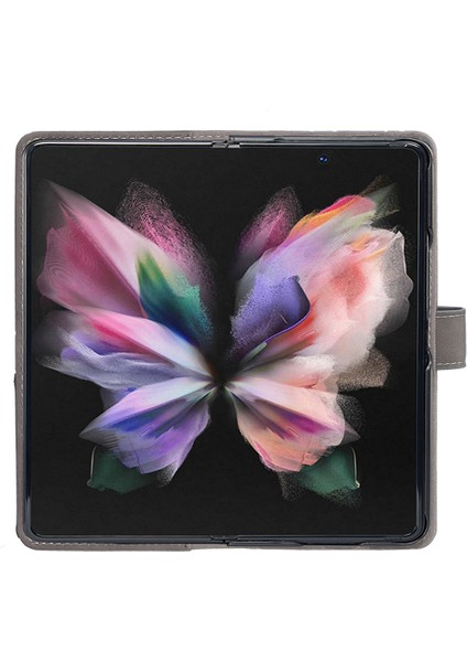 Samsung Galaxy Z Fold5 5g Baskılı Stand Telefon Kılıfı Pu Deri Cüzdan Kapağı (Yurt Dışından) modelleri