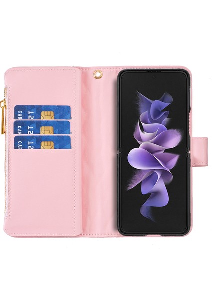 Samsung Galaxy Z Fold5 5g Fermuarı Cep Cüzdan Deri Kılıf Stand Telefon Kapağı (Yurt Dışından) fırsatları