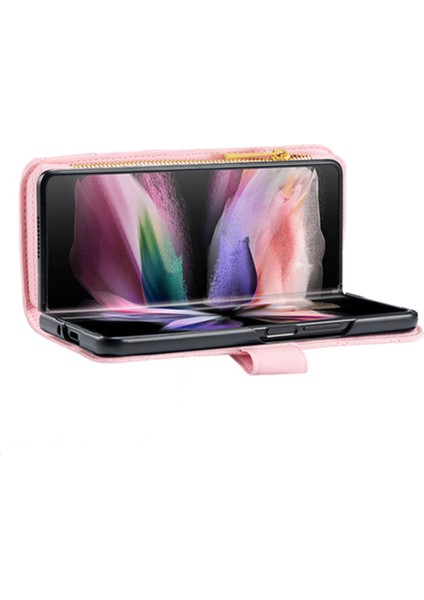 Samsung Galaxy Z Fold5 5g Fermuarı Cep Cüzdan Deri Kılıf Stand Telefon Kapağı (Yurt Dışından) indirimleri