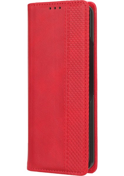 Samsung Galaxy Z Fold5 5g Retro Pu Deri Telefon Kılıfı Manyetik Kapanış Stand Telefon Kapağı (Yurt Dışından) indirimleri
