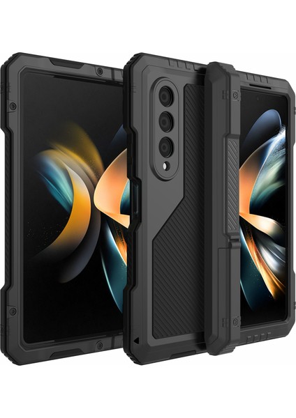 Samsung Galaxy Z Fold4 5g Telefon Kasası Şok Geçirmez Toz Geçirmez Kickstand Koruyucu Kapak (Yurt Dışından) modelleri