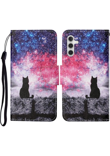 Samsung Galaxy S23 Fe Çapraz Doku Cüzdan Telefon Kılıfı Kayış (Yurt Dışından)