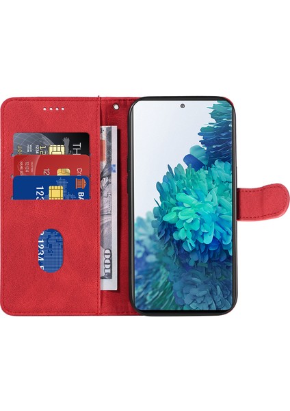Samsung Galaxy S20 Fe / S20 Fe 2022 / S20 Lite Cüzdan Deri Telefon Kapağı Baskılı Stand Kılıfı (Yurt Dışından)