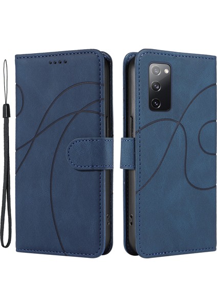 Samsung Galaxy S20 Fe / S20 Fe 2022 / S20 Lite Cüzdan Deri Telefon Kapağı Baskılı Stand Kılıfı (Yurt Dışından)