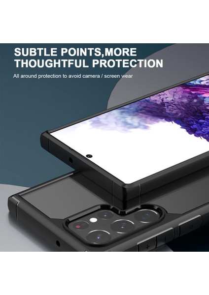 Samsung Galaxy S22 Ultra 5g Telefon Kılıfı Tpu + Pc Clear Cover (Yurt Dışından) fiyatları