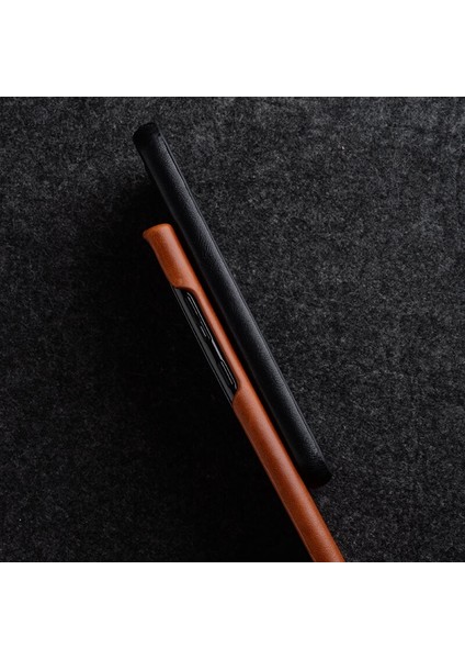Samsung Galaxy S23+ Balmumu Hakiki Inek Deri Kaplamalı Pc Kılıfı Telefon Kabuğu (Yurt Dışından) fiyatları