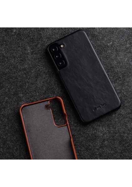 Samsung Galaxy S23+ Balmumu Hakiki Inek Deri Kaplamalı Pc Kılıfı Telefon Kabuğu (Yurt Dışından) modelleri