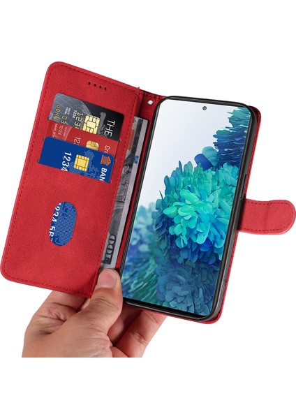 Samsung Galaxy S20 Fe / S20 Fe 2022 / S20 Lite Cüzdan Deri Telefon Kapağı Baskılı Stand Kılıfı (Yurt Dışından)