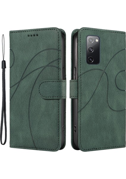 Samsung Galaxy S20 Fe / S20 Fe 2022 / S20 Lite Cüzdan Deri Telefon Kapağı Baskılı Stand Kılıfı (Yurt Dışından)